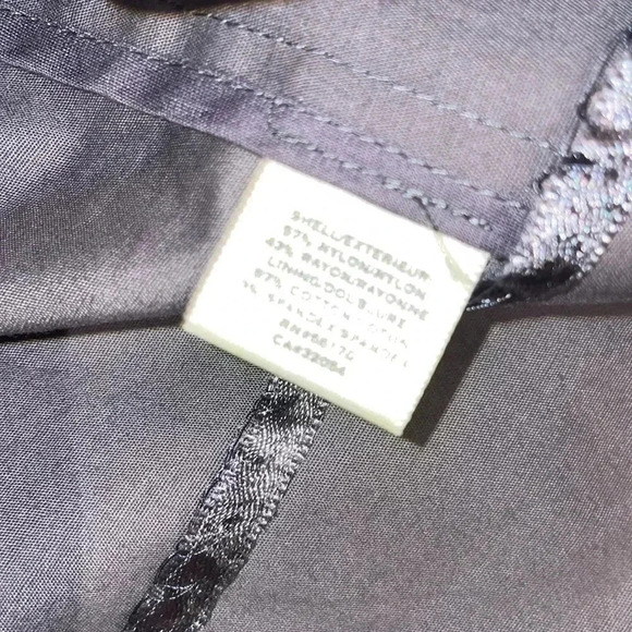 Anthropology Black/Gray Lace Dress- 2 - Picture 10 of 10